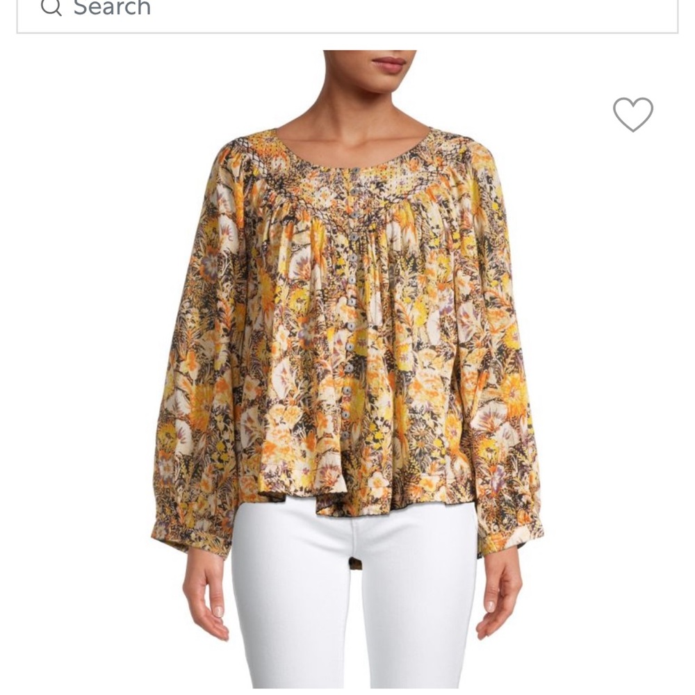 Cool Meadow-Print Top